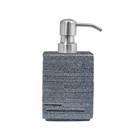 Дозатор для жидкого мыла Brick, цвет серый - фото 298316081