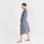 Халат махровый мужской «Этель. Самый лучший», размер 56-58, серый - Фото 7