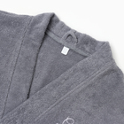 Халат махровый мужской «Этель. Самый лучший», размер 56-58, серый - Фото 4