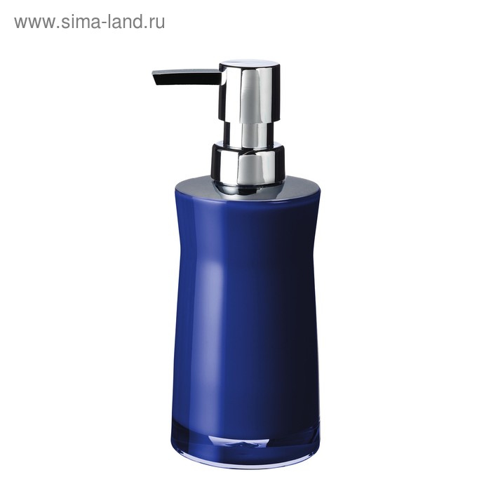 Дозатор для жидкого мыла Disco, цвет синий - Фото 1