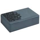 Блок для йоги Sangh, 23×15×8 см, цвет серый - фото 4302080