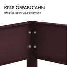 Клумба оцинкованная, d=100 см, высота бортика 15 см, коричневая, Greengo - Фото 4