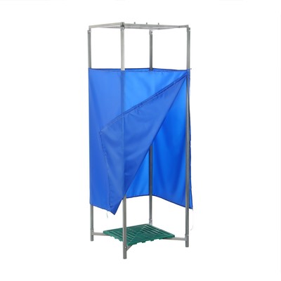 Каркас для летнего душа, 80×80×230 см, штора МИКС