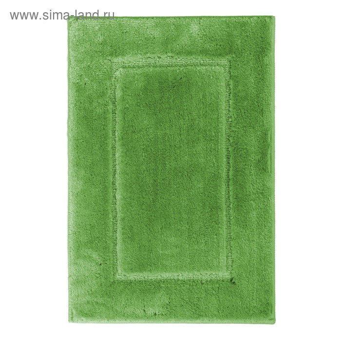 Коврик для ванной комнаты Stadion, цвет зелёный, 55х85 см - Фото 1