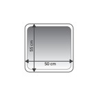 Коврик для ванной комнаты Marmor, цвет серый, 55х50 см - Фото 4