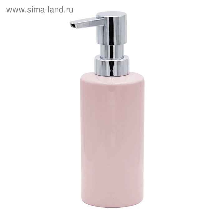 Дозатор для жидкого мыла Beaute, цвет розовый - Фото 1