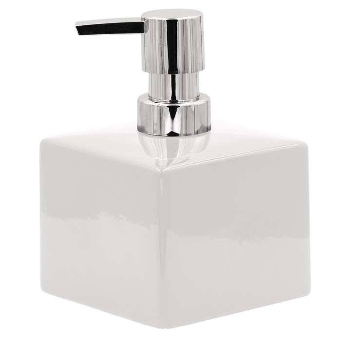 Дозатор для жидкого мыла Cube, цвет белый
