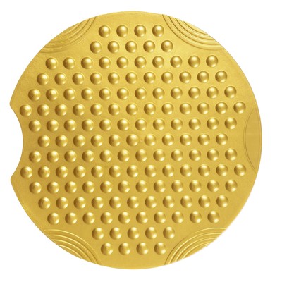 Коврик противоскользящий Tecno Ice, цвет золотой, d 55 см