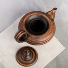 Чайник для заварки "Алтайский", красная глина, 0.5 л, микс - Фото 4