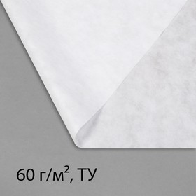 Материал укрывной, 5 x 3,2 м, плотность 60 г/м?, спанбонд с УФ-стабилизатором, белый, Greengo, Эконом 20 %