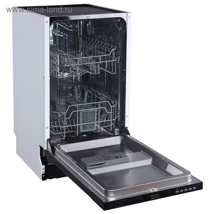 Посудомоечная машина KRONA DELIA 45 BI, встраиваемая, класс А++, 4 программы