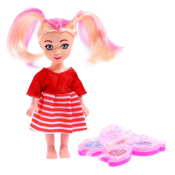 Набор «Модный образ» кукла с косметикой, МИКС 46811