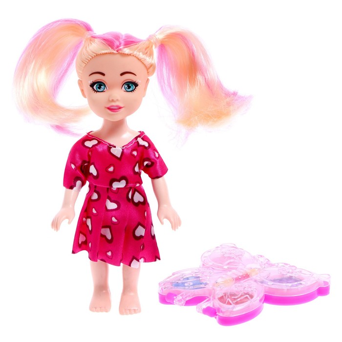 Набор «Модный образ» кукла с косметикой, МИКС 46811