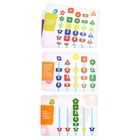 Обучающий набор «Умная пирамидка», звенья, задания, основа, по методике Монтессори - Фото 9