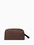 Косметичка дорожная на молнии, с ручкой, цвет коричневый - Фото 3