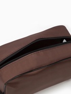 Косметичка дорожная на молнии, с ручкой, цвет коричневый - Фото 3