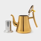 УЦЕНКА Чайник с ситом «Кеннет», 1.3 л, царапины, цвет золотой - Фото 3