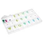 Таблетница Health, 21 секция, 21.5×12 см - фото 42228108