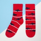 Носки детские KAFTAN «Акулы», размер 14-16, цвет красный - Фото 1