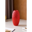 Ваза керамическая "Евро", настольная, красная, 22 см - Фото 2
