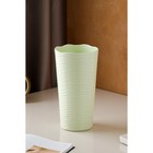 Ваза «Волна», h=27 см, керамика, зелёная - фото 40510719