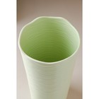 Ваза «Волна», h=27 см, керамика, зелёная - фото 40510720