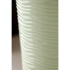 Ваза «Волна», h=27 см, керамика, зелёная - фото 40510721