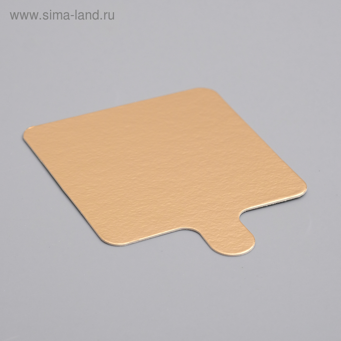 Сольерка, золото - серебро, 7.5×7.5 см, 0.8 мм - Фото 1