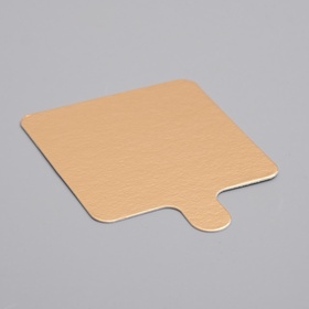 Сольерка, золото - серебро, 7.5?7.5 см, 0.8 мм (комплект 100 шт)