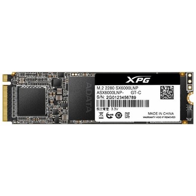 Накопитель SSD A-Data SX6000 Lite M.2 2280 ASX6000LNP-128GT-C XPG, 128Гб, PCI-E x4