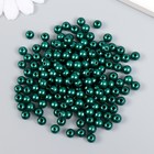 Бусины для творчества пластик "Опаловый-зелёный" набор 200 шт  d=0,6 см - Фото 2