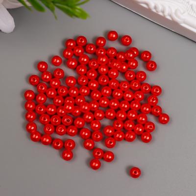 Бусины для творчества пластик «Тициановый», набор 200 шт., d=0.6 см