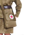 Костюм военного «Санитарочка»: пилотка, гимнастёрка, ремень, юбка, сумка, р. 40-42 - Фото 2