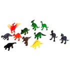 Развивающий набор «Мир динозавров», бассейн, гидрогель, фигурки, карточки, по методике Монтессори - фото 3852069
