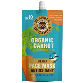 Маска для лица Planeta Organica Eco Carrot «Антиоксидантная», 100 мл