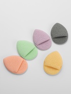 Спонж для умывания «Капелька», 9×6 см, с карманом, МИКС - Фото 4