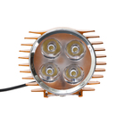 Фара cветодиодная для мототехники, 4 LED, IP65, 4 Вт, направленный свет - Фото 1