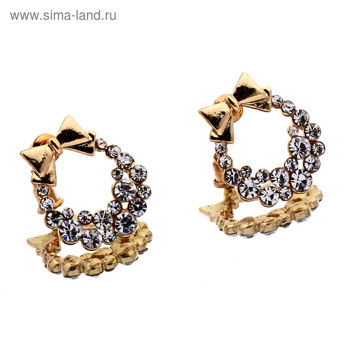 Серьги «Бантики» - Фото 1