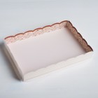 Коробка для кондитерских изделий с PVC-крышкой Tasty, 22 × 15 × 3 см - фото 8964118