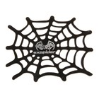 Коврик силиконовый, паутина 17×13 см, черный - Фото 2