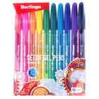 Набор гелевых ручек 10 цветов, Berlingo "Triangle Gel" 0.5мм, микс - Фото 1