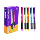 Ручка шариковая автоматическая 0.7 мм, Berlingo "Multicolor", микс 4 цвета (комплект 7 шт) - фото 22917345