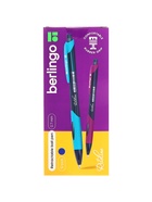 Ручка шариковая Berlingo. Riteline, автоматическая, синий стержень, узел 0.7 мм, резиновый упор, МИКС  (артикул 4727935)  большой выбор товаров оптом и в розницу по низким ценам с доставкой