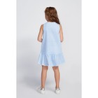 Платье для девочки, цвет голубой, рост 116 см - Фото 4