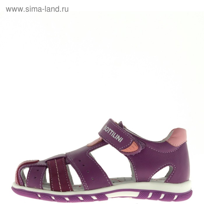 Сандалии детские, размер 29, цвет фиолетовый - Фото 1