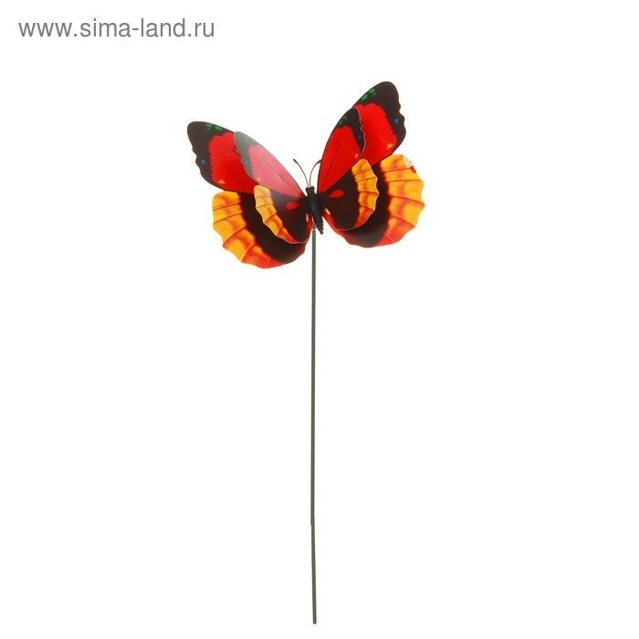 Декор садовый Мир бабочек микс, штекер 25 см - Фото 1