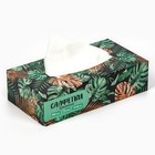 Салфетки бумажные в коробке «Тропики», 100 шт, двухслойные - Фото 3