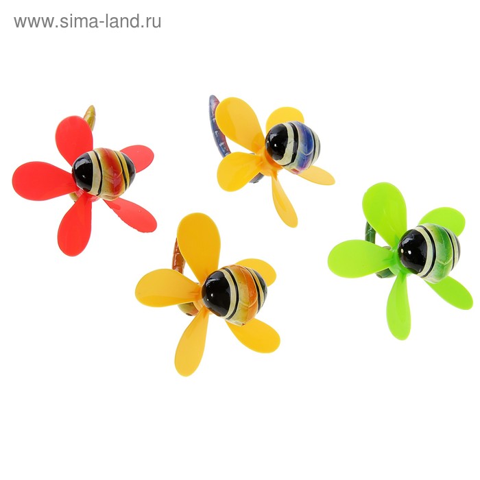 Декор садовый Пчелка с пропеллером микс, штекер 30 см - Фото 1