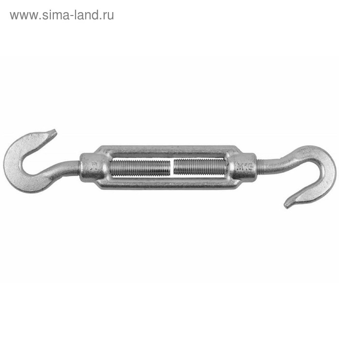 Талреп крюк-крюк, DIN 1480, М6, цинк, в упаковке 40 шт.