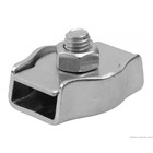 Зажим для стальных канатов SIMPLEX одинарный, цинк, 2 мм, в упаковке 500 шт. - фото 298318403